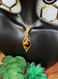 Golden Tigers Eye Pendant 16