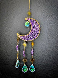 Gemstone Moon Suncatchers