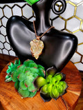 Pure Copper Wire Wrapped Large Crystal Pendants
