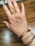 Copper Palm Rings