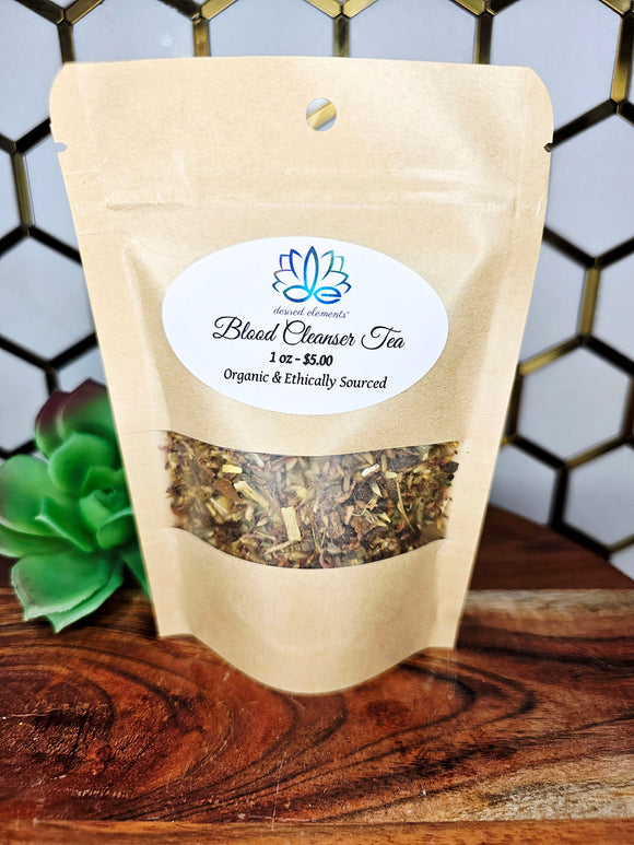 Blood Cleanser Tea Blend Organic-1oz
