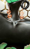 Copper Double Coil Earrings