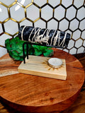 Wooden Sage & Incense Burner