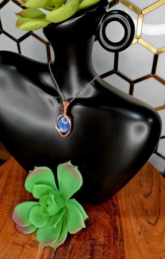 Blue Kyanite Pendant 24