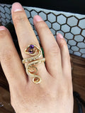 Snake "Eyes" Rings - Gold