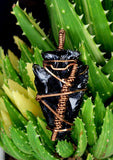 Black Obsidian Arrowhead pendant 3