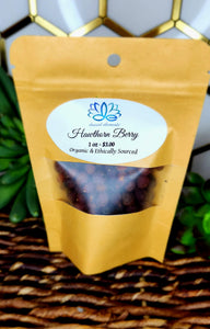 Hawthorn Berries Whole Organic-1oz