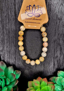 Coral Jade Agate Bracelet